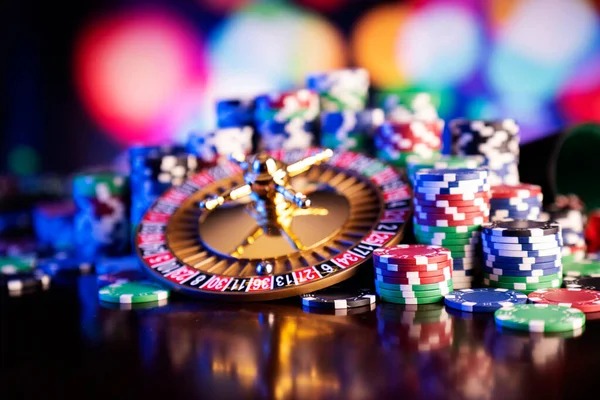 Live casino roulette table with multiple camera angles